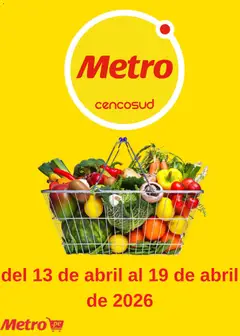 Vista previa de Metro catálogo de la tienda Metro válido desde 13/04/2026
