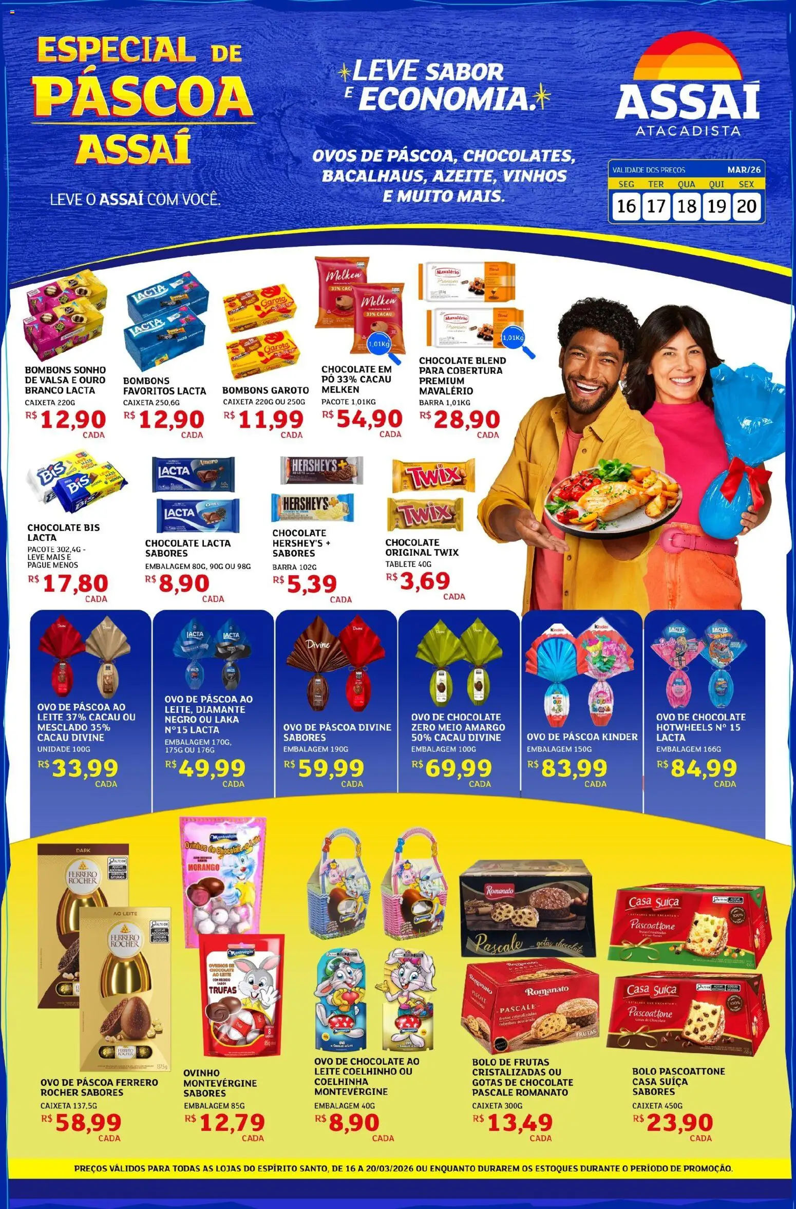 Pré-Visualização do folheto "Assaí Atacadista ofertas - ES" da loja Assaí Atacadista válido a partir de 16/03/2026