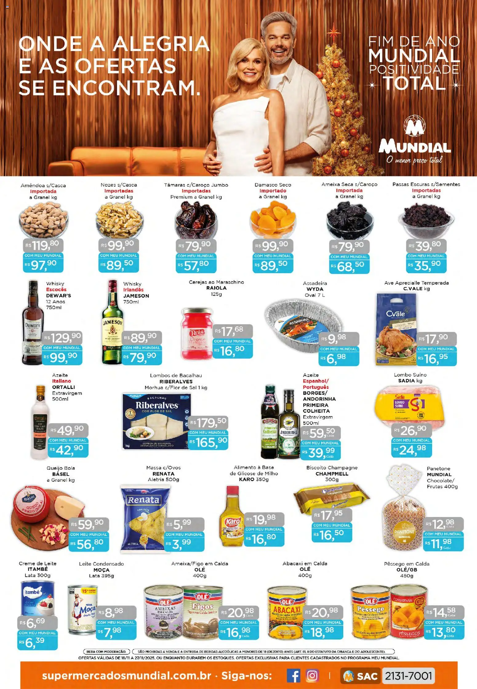 Pré-Visualização do folheto "Encarte" da loja Mundial válido a partir de 18/11/2025
