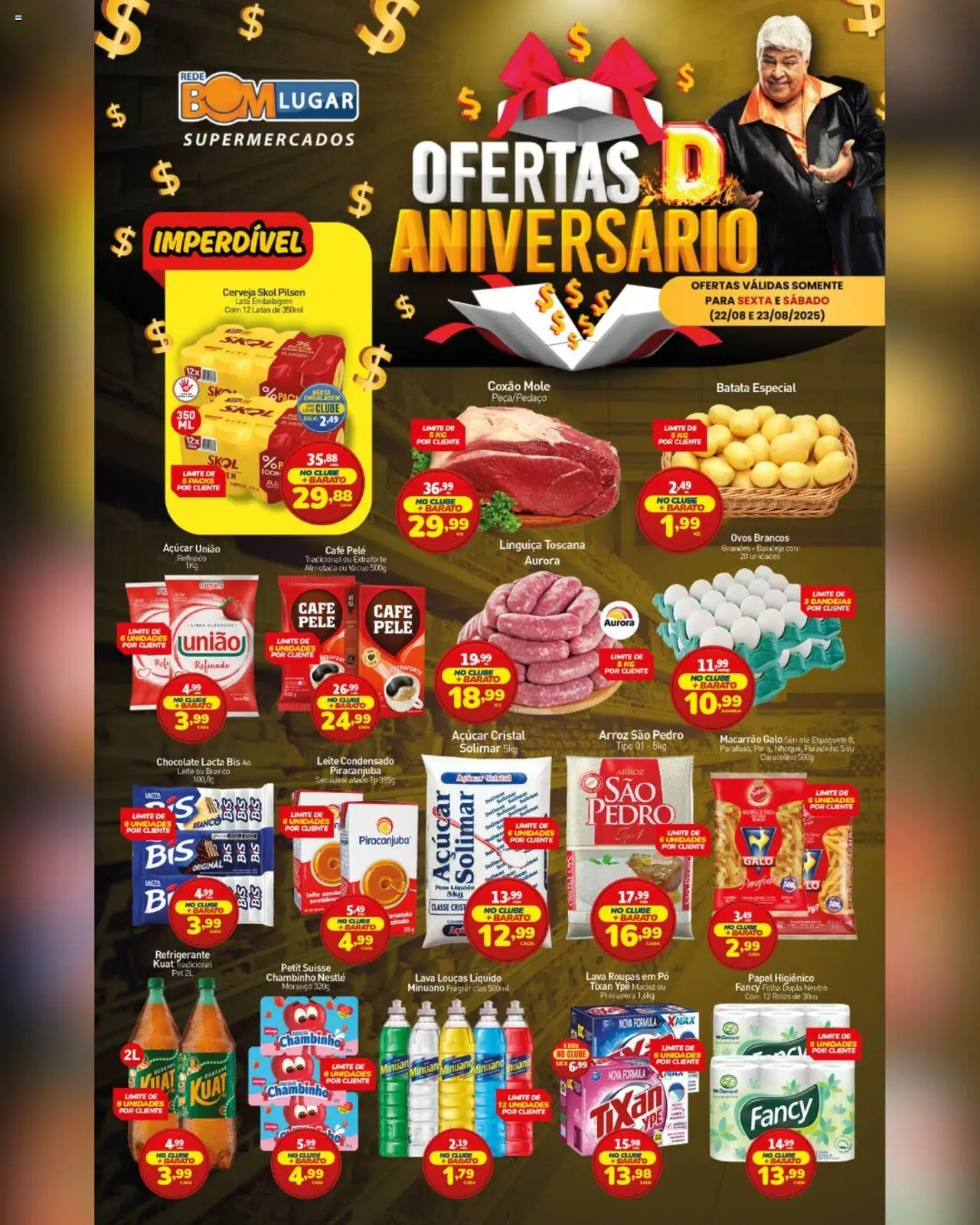 Rede Bom Lugar folheto "Ofertas da semana" válido a partir de 22/08/2025 - número de página 1