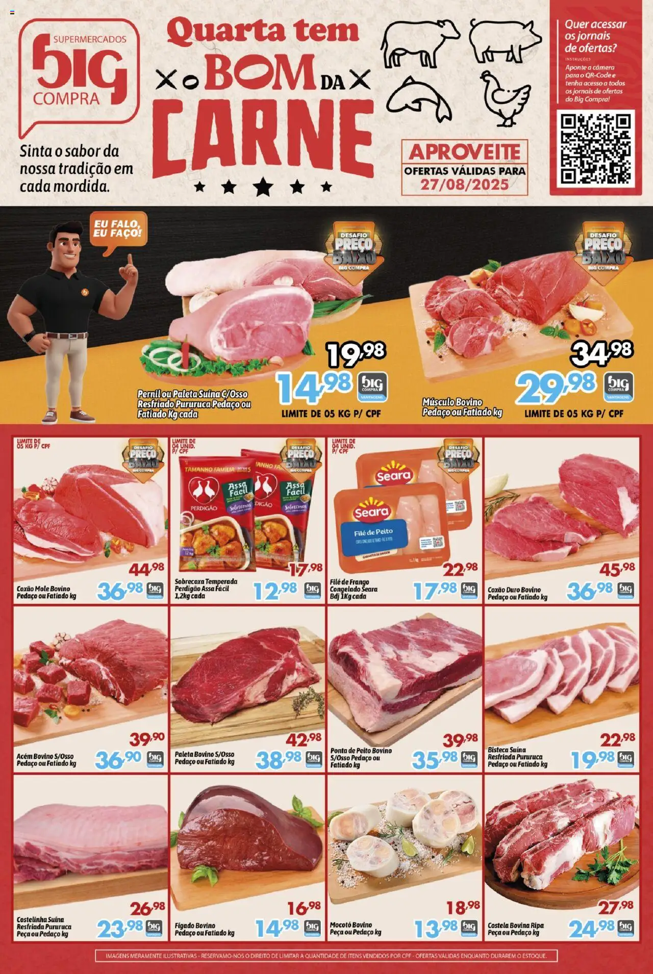 Big Compra folheto "Ofertas Bom da carne" válido a partir de 27/08/2025 - número de página 1
