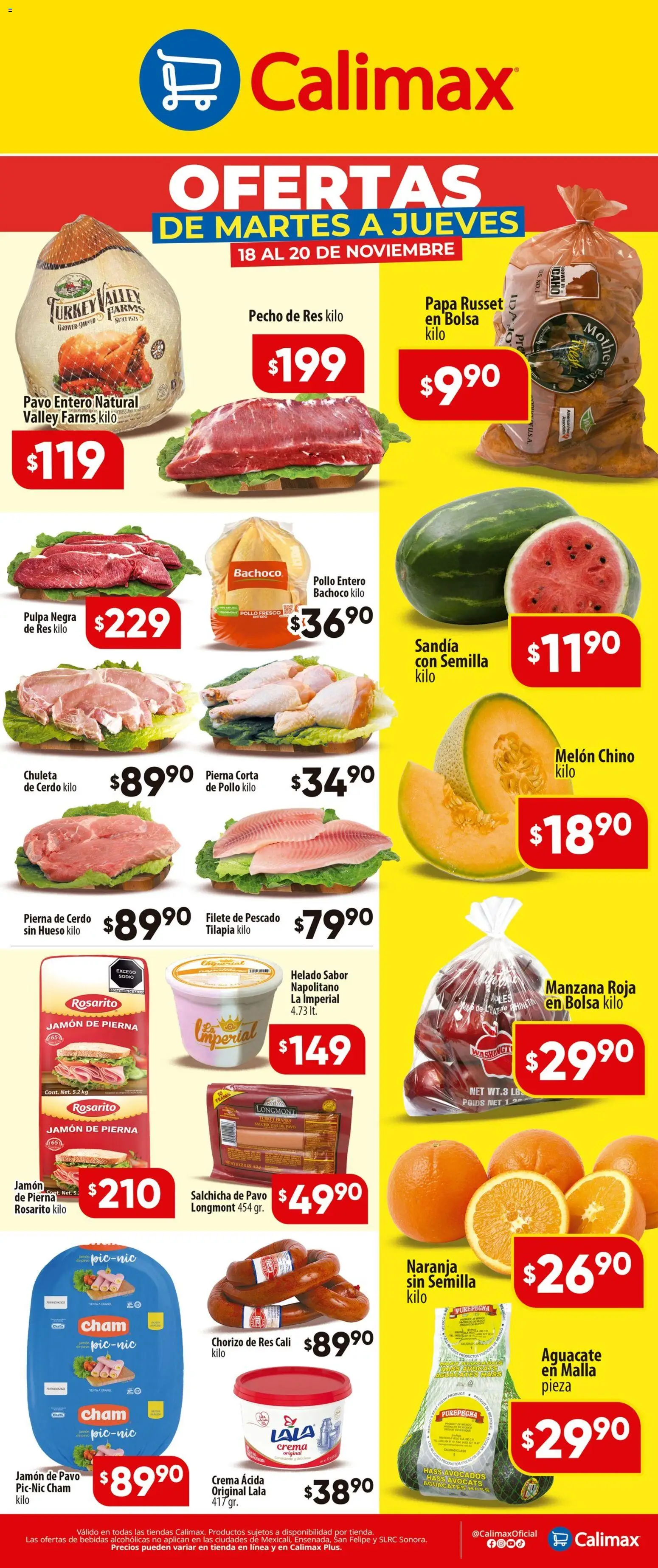 Vista previa las ofertas de la tienda Calimax - Folleto desde el 18/11/2025 