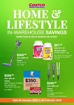 Preview of catalogue Home & Lifestyle from shop Costco valid 30/01/2026