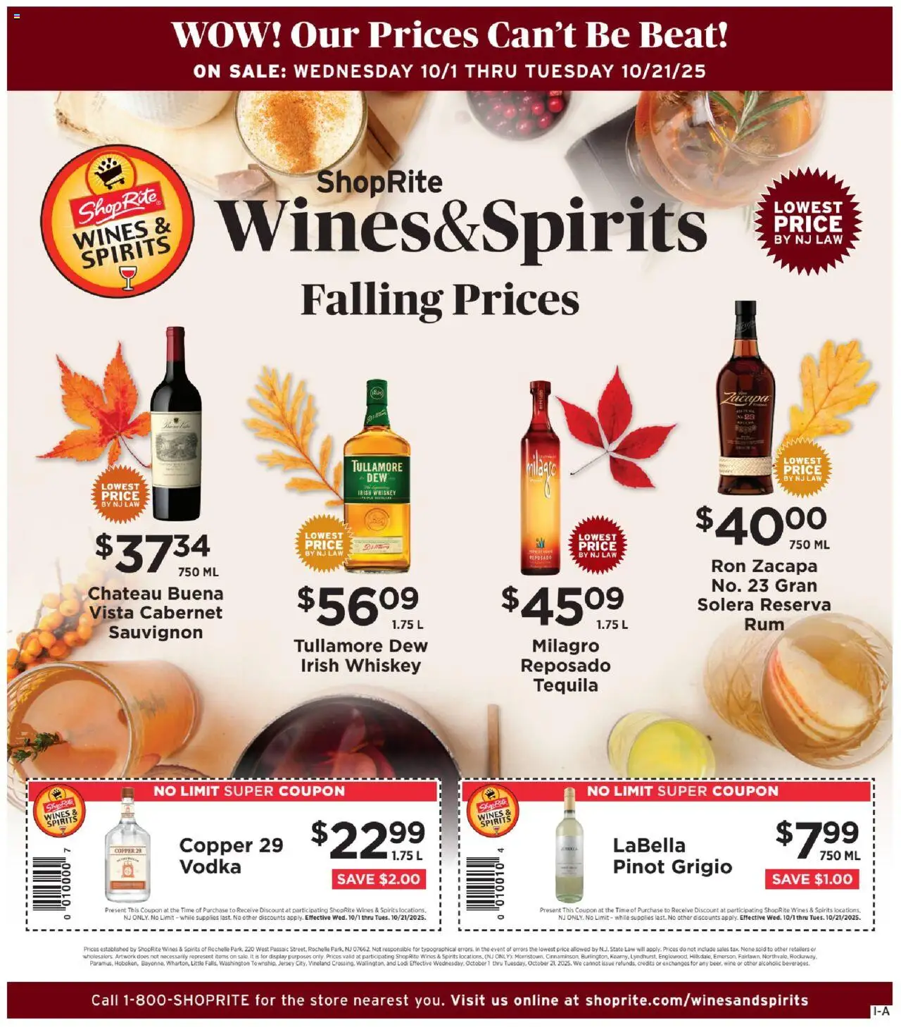 ShopRite Circular from 10/01/2025 >> Weekly Ad, flyer - Page number 1