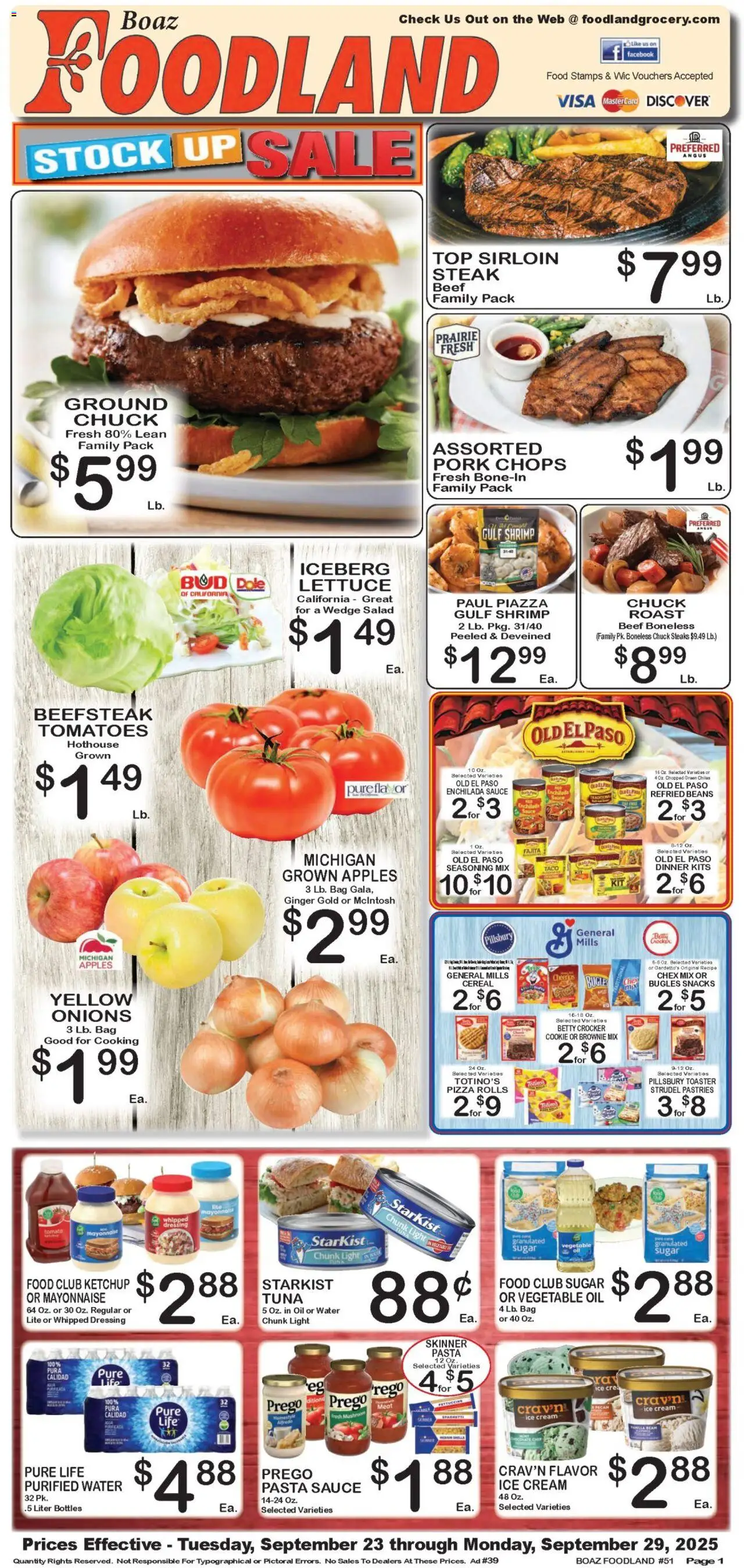 Foodland Weekly Ad from 09/23/2025 - Flyer - Page number 1