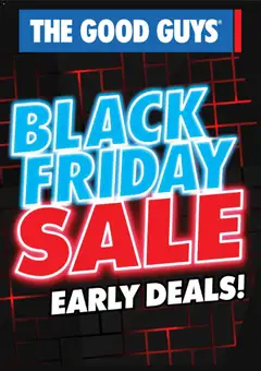 Preview of catalogue Black Friday from shop The Good Guys valid 11/11/2025