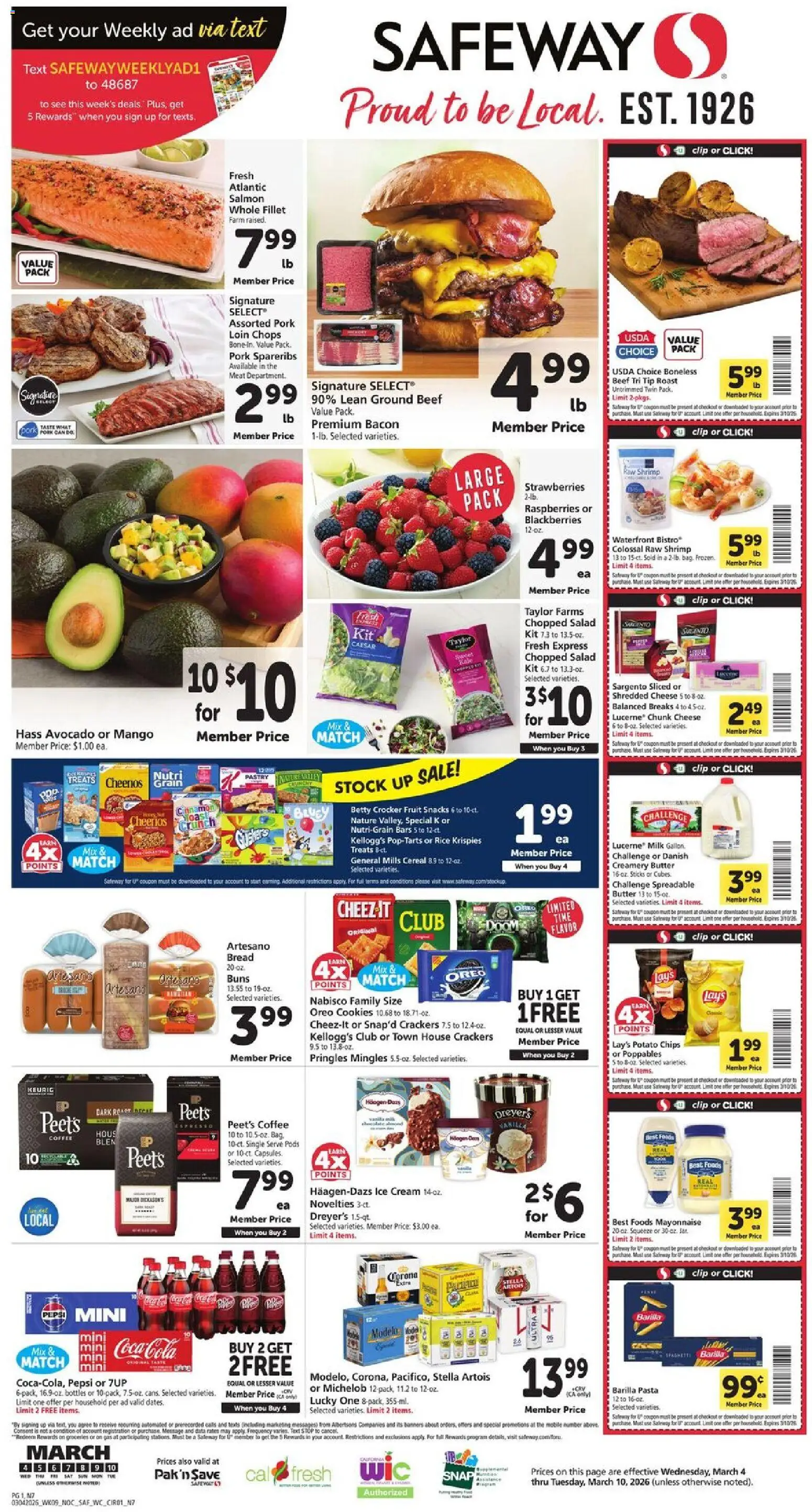 Ad Preview of Safeway Safeway Weekly Ad from 03/04/2026