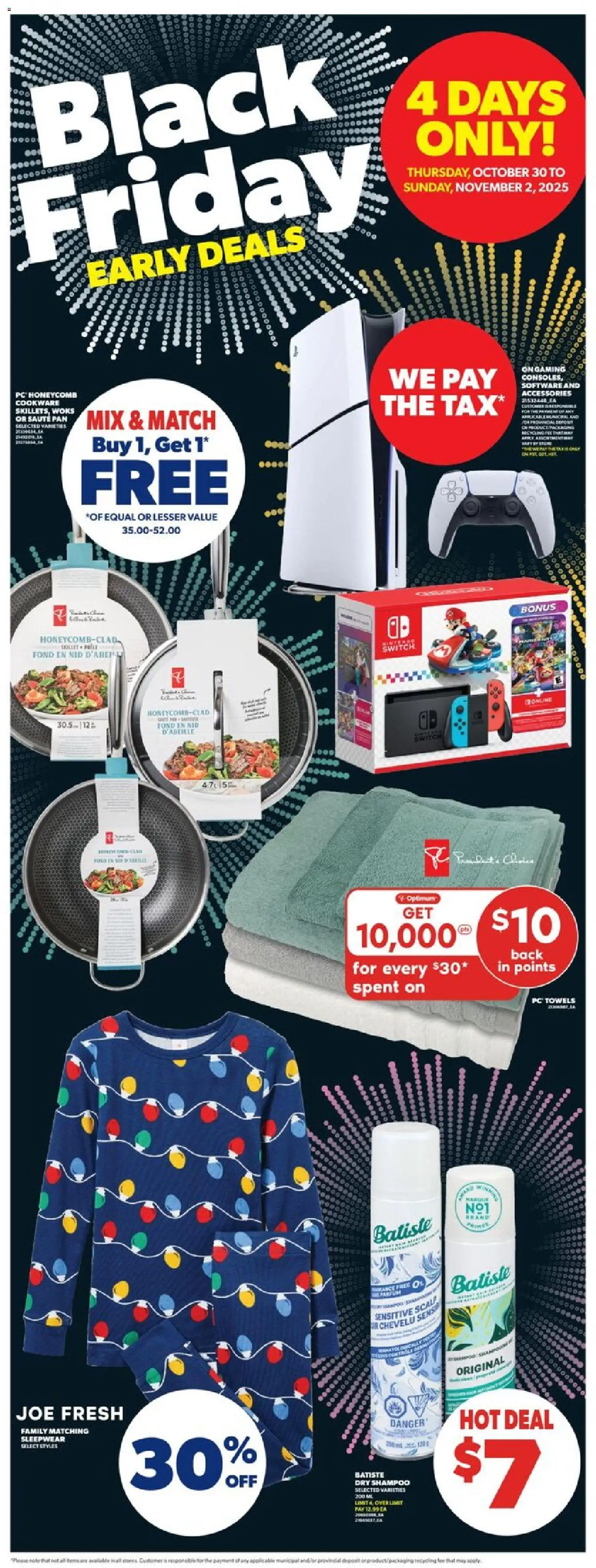 Preview of leaflet Weekly Flyer - MB from shop Real Canadian Superstore is valid from Oct 30, 2025
