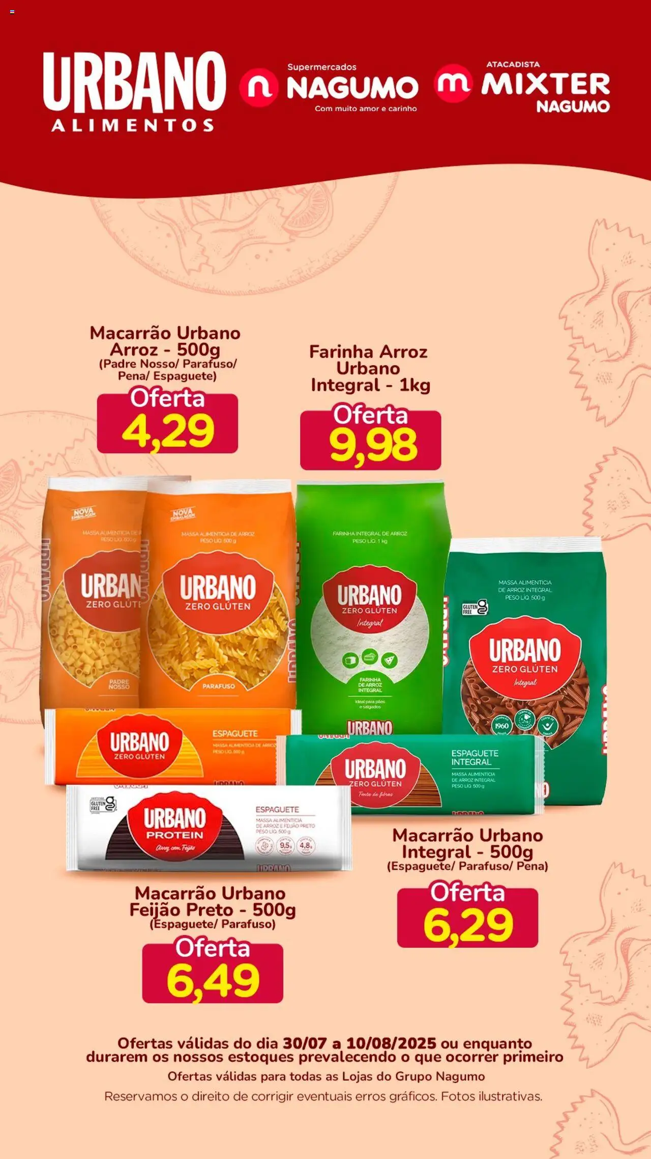 Nagumo folheto "Ofertas Urbano" válido a partir de 30/07/2025 - número de página 1