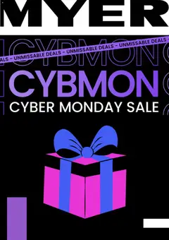 Preview of catalogue Cyber Monday from shop Myer valid 01/12/2025