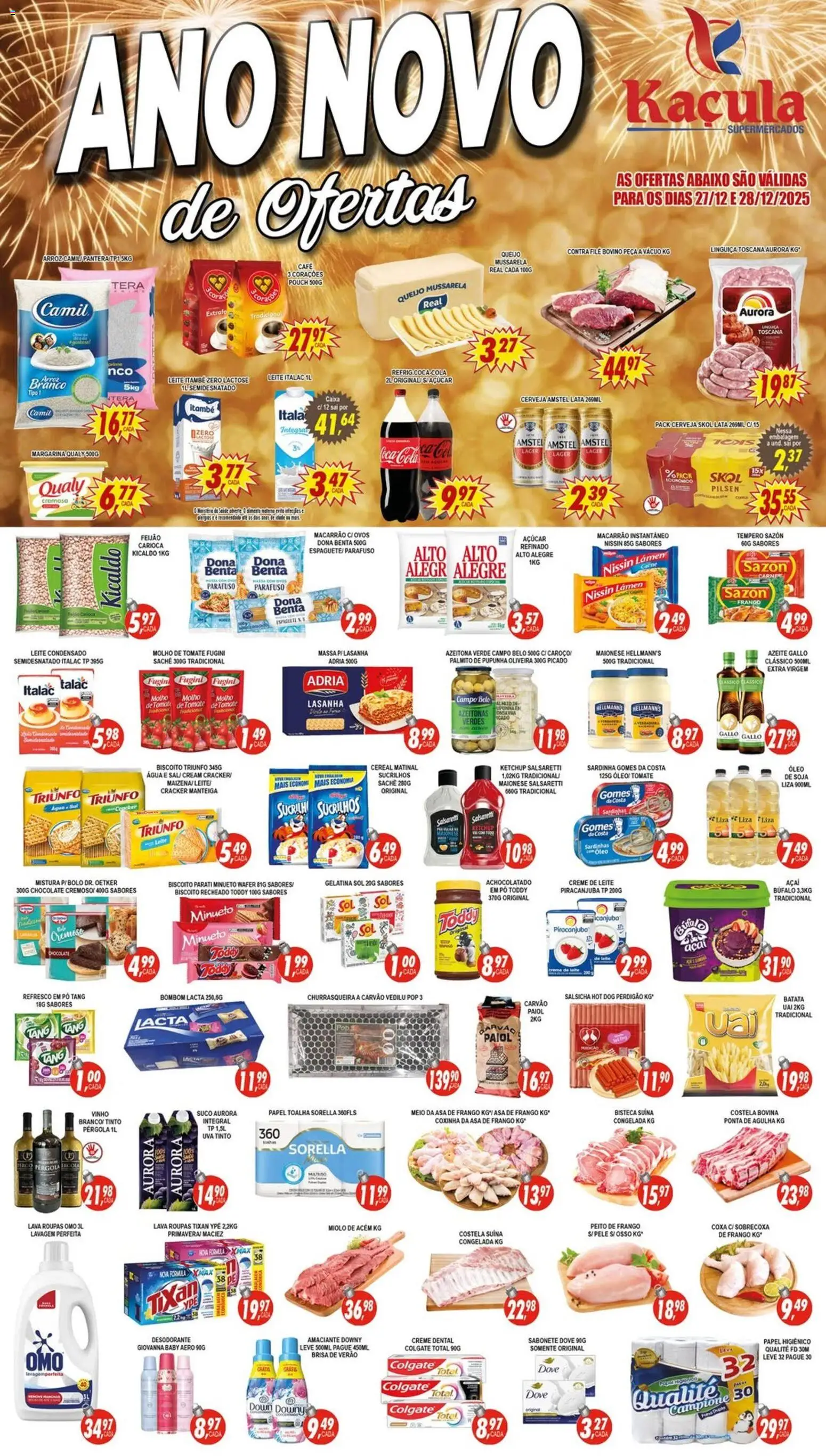 Pré-Visualização do folheto "Ofertas da semana" da loja Kaçula válido a partir de 27/12/2025