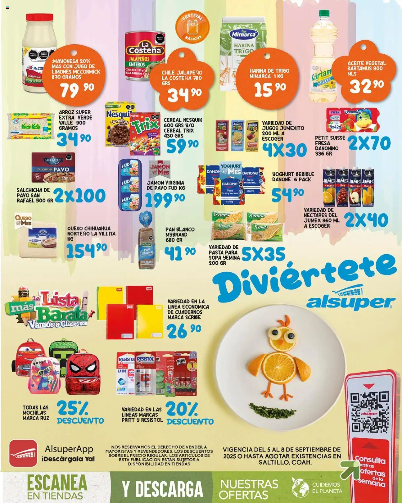 Folleto - Saltillo Alsuper y sus promociones válidas desde el 05/09/2025 - Número de página 1
