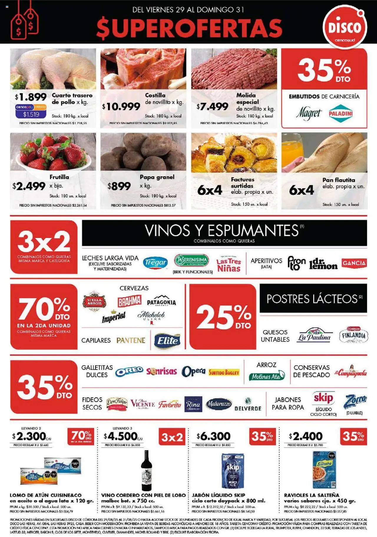 Disco Ofertas - CBA del 29/08/2025 Online