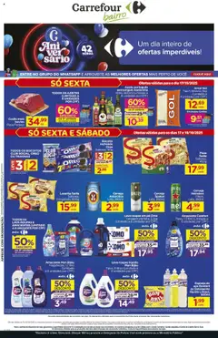 Pré-Visualização do folheto "Ofertas Fim de semana" da loja Carrefour Bairro válido a partir de 17/10/2025