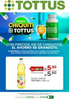 Vista previa de Catalogo Chiquititottus de la tienda Tottus válido desde 11/09/2025