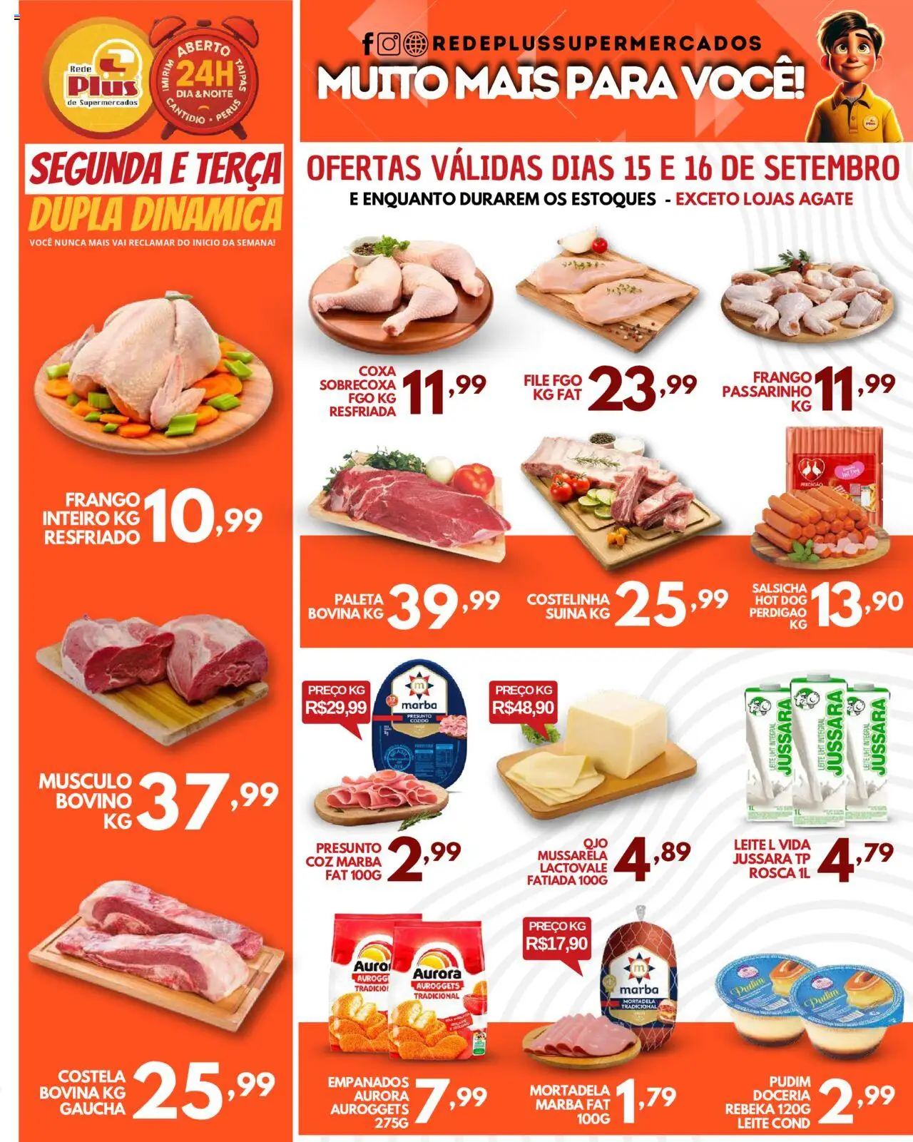Rede Plus Supermercados folheto "Ofertas Semanal" válido a partir de 15/09/2025 - número de página 1