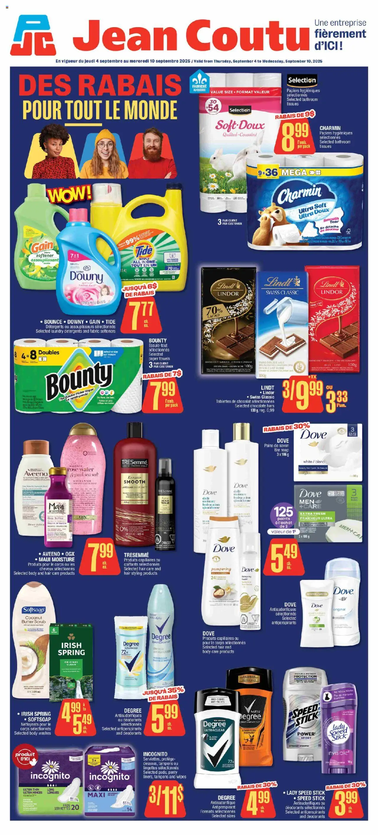 Jean Coutu flyer valid from Sep 04, 2025 - page number 1