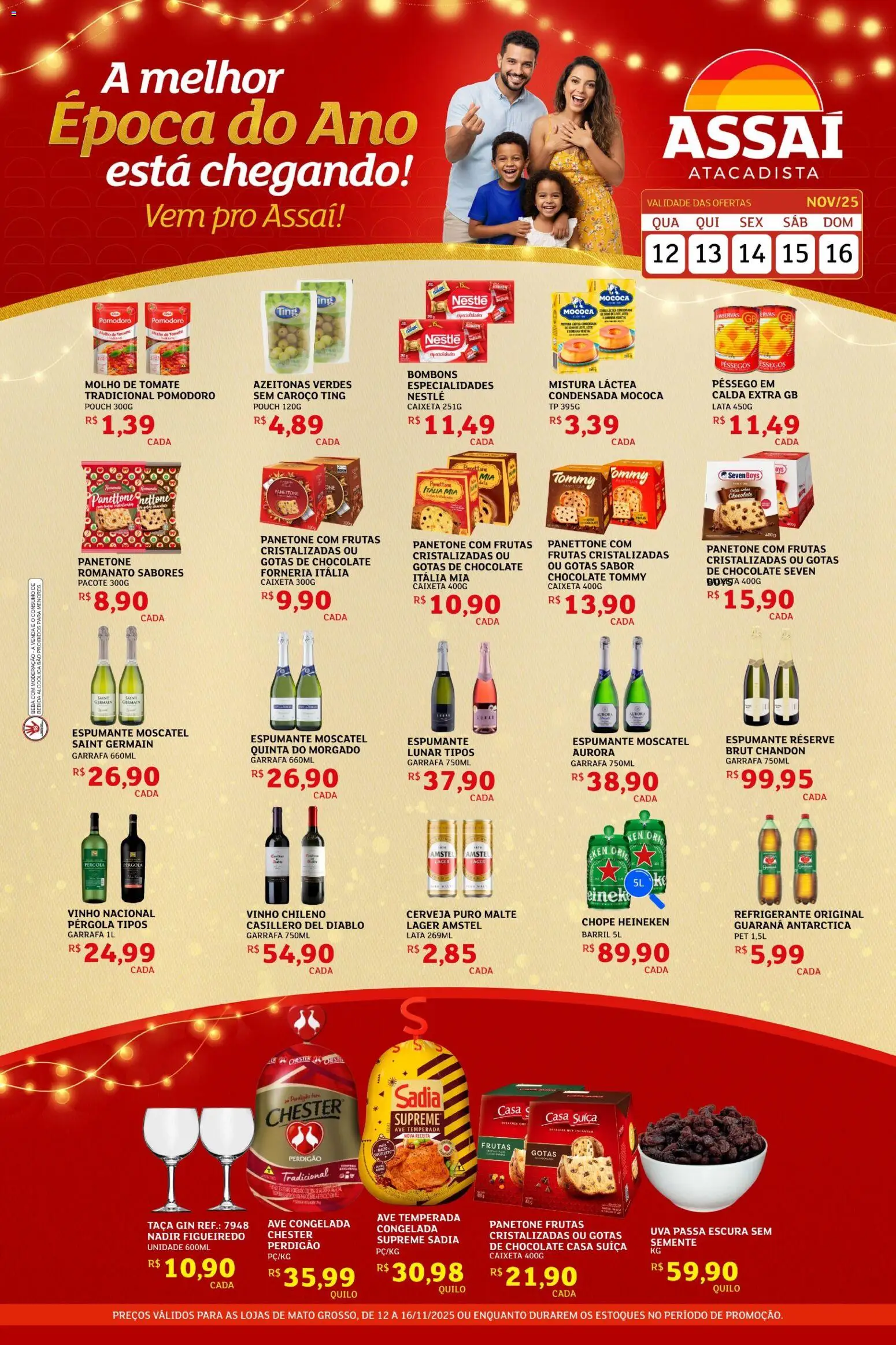 Pré-Visualização do folheto "Encarte" da loja Assaí Atacadista válido a partir de 12/11/2025