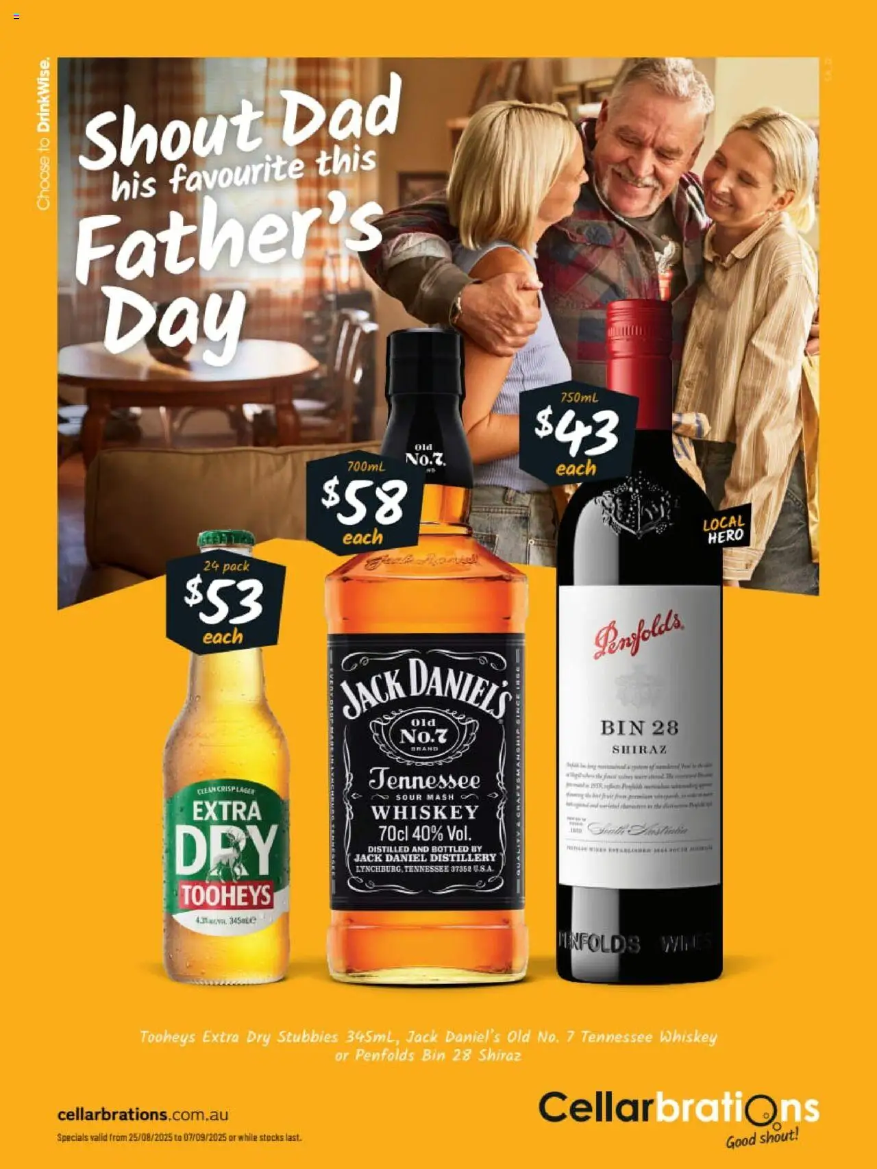 Cellarbrations catalogue valid from 25/08/2025 - page 1 - Whiskey, Jack Daniel’s