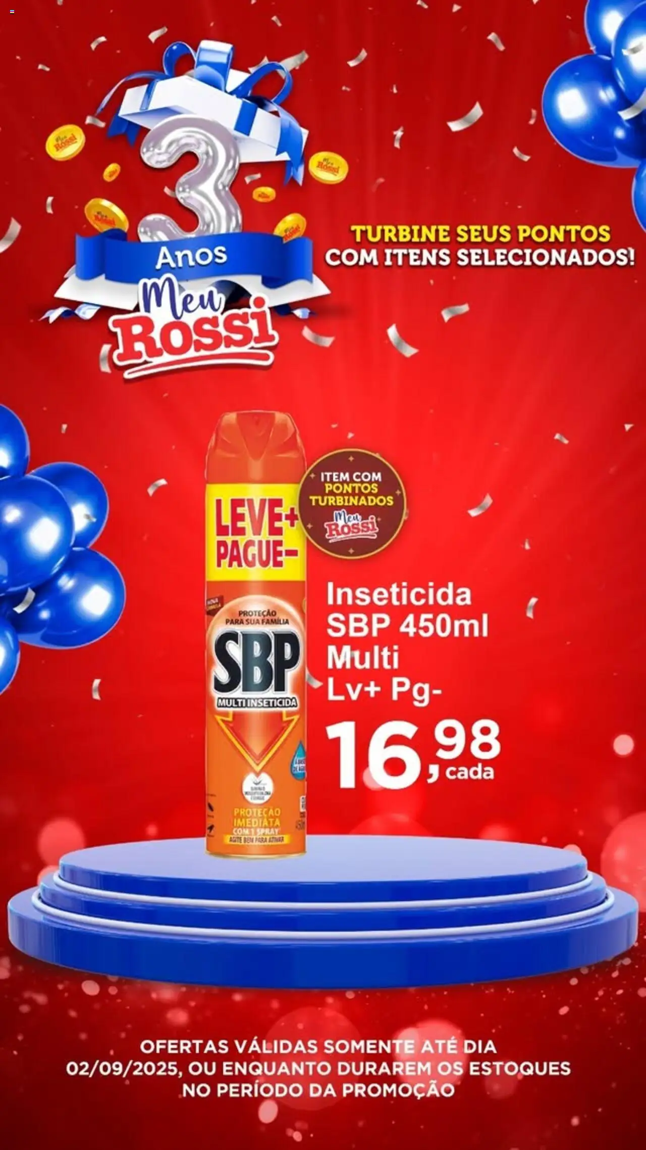 Rossi Supermercados folheto "Ofertas da semana" válido a partir de 29/08/2025 - número de página 1