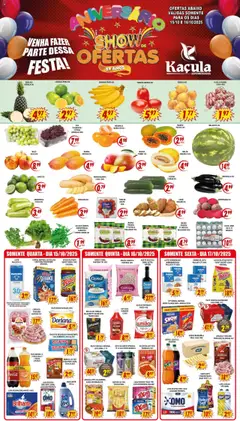Pré-Visualização do folheto "Ofertas Aniversário" da loja Kaçula válido a partir de 15/10/2025