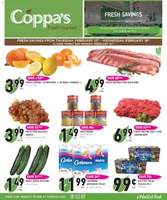 Un aperçu du dépliant Weekly flyer / circulaire du magasin Coppas Fresh Market est valide à partir 12 févr. 2026
