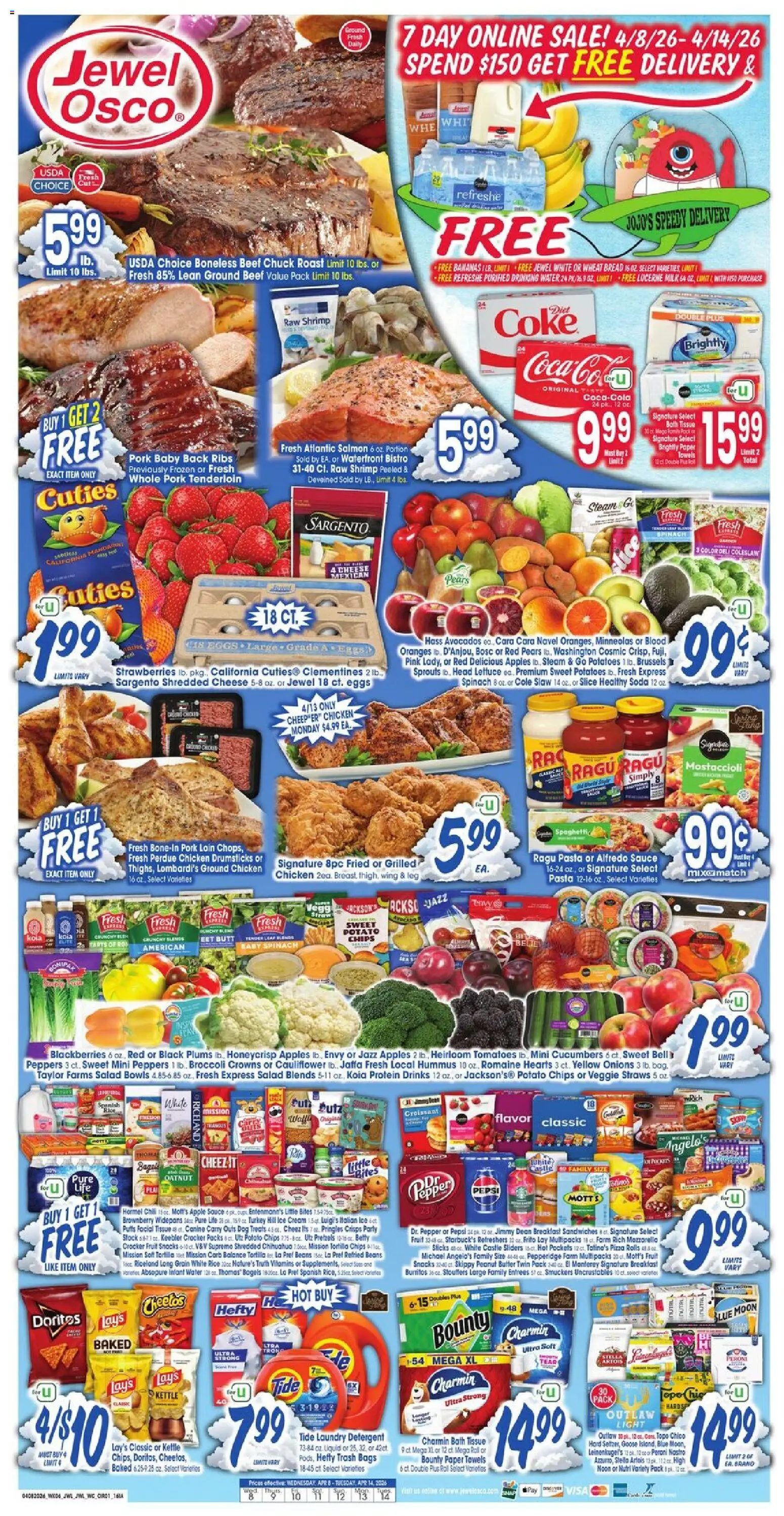 Ad Preview of Jewel Osco Jewel Osco Weekly Ad - IA from 04/08/2026