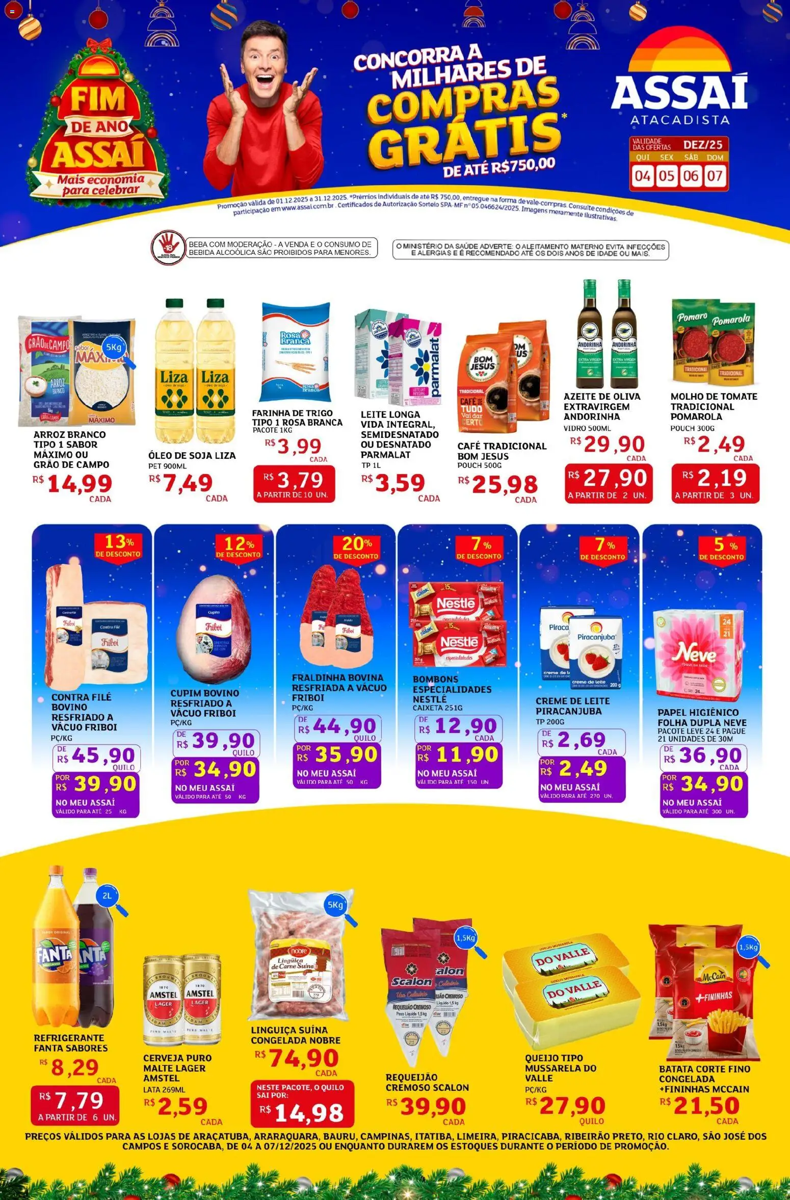 Pré-Visualização do folheto "Encarte - SP" da loja Assaí Atacadista válido a partir de 04/12/2025