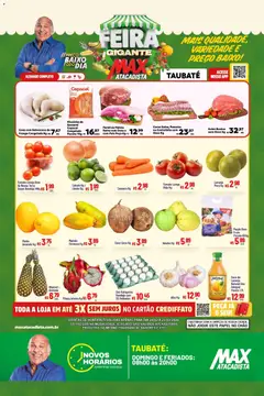Pré-Visualização do folheto "Ofertas Feira" da loja Max Atacadista válido a partir de 24/02/2026