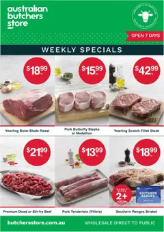 Preview of catalogue Catalogue from shop Australian Butchers valid 07/07/2025