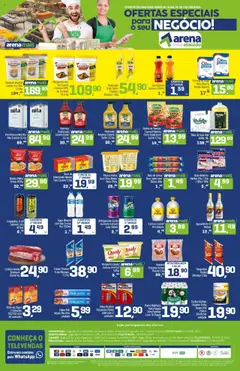 Pré-Visualização do folheto "Ofertas Especiais" da loja Arena Atacado válido a partir de 04/08/2025