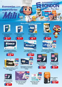 Pré-Visualização do folheto "Ofertas Mili" da loja Supermercados Rondon válido a partir de 14/10/2025