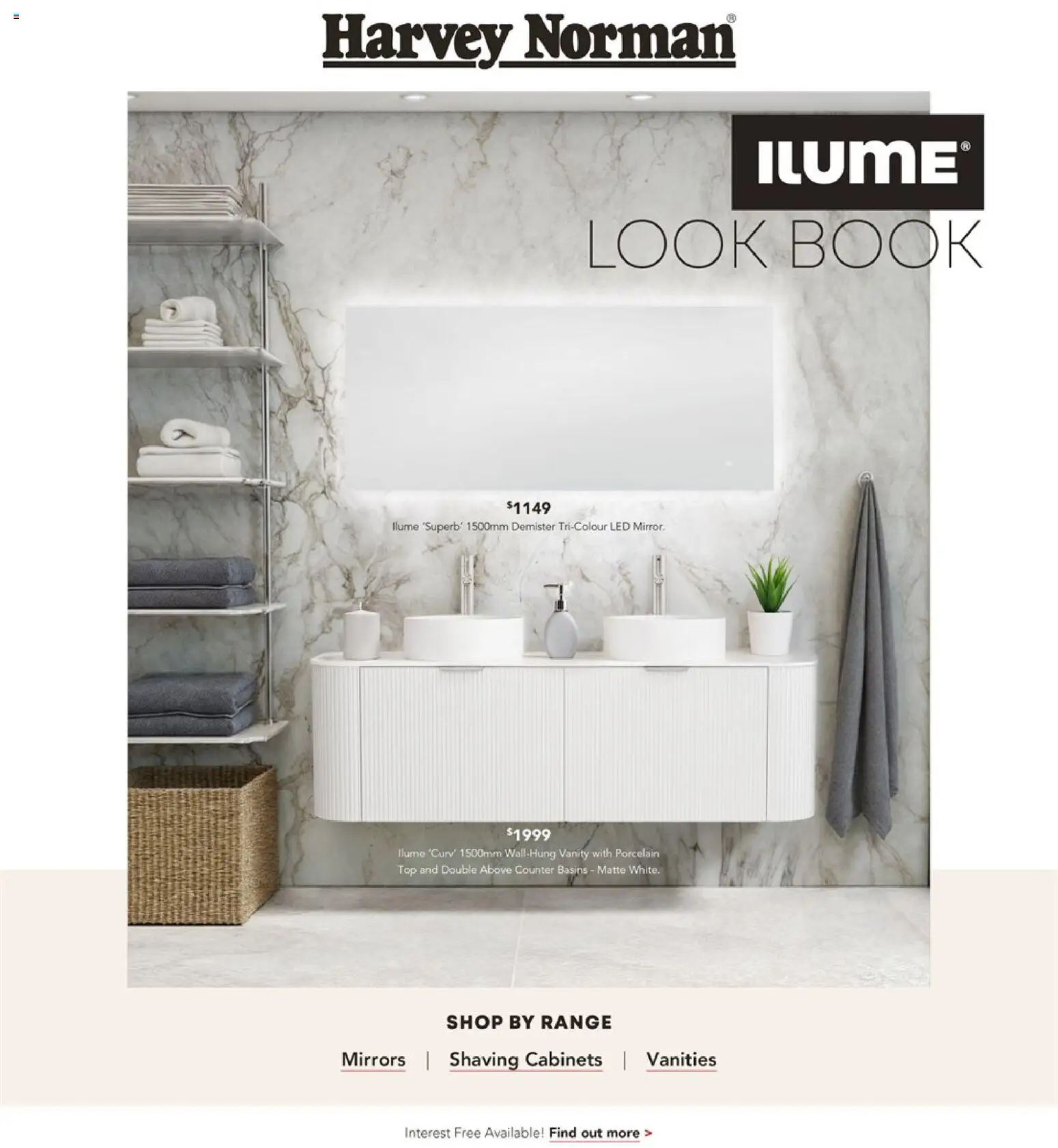Preview of catalogue Ilume Look Book Guide from shop Harvey Norman valid 05/02/2026