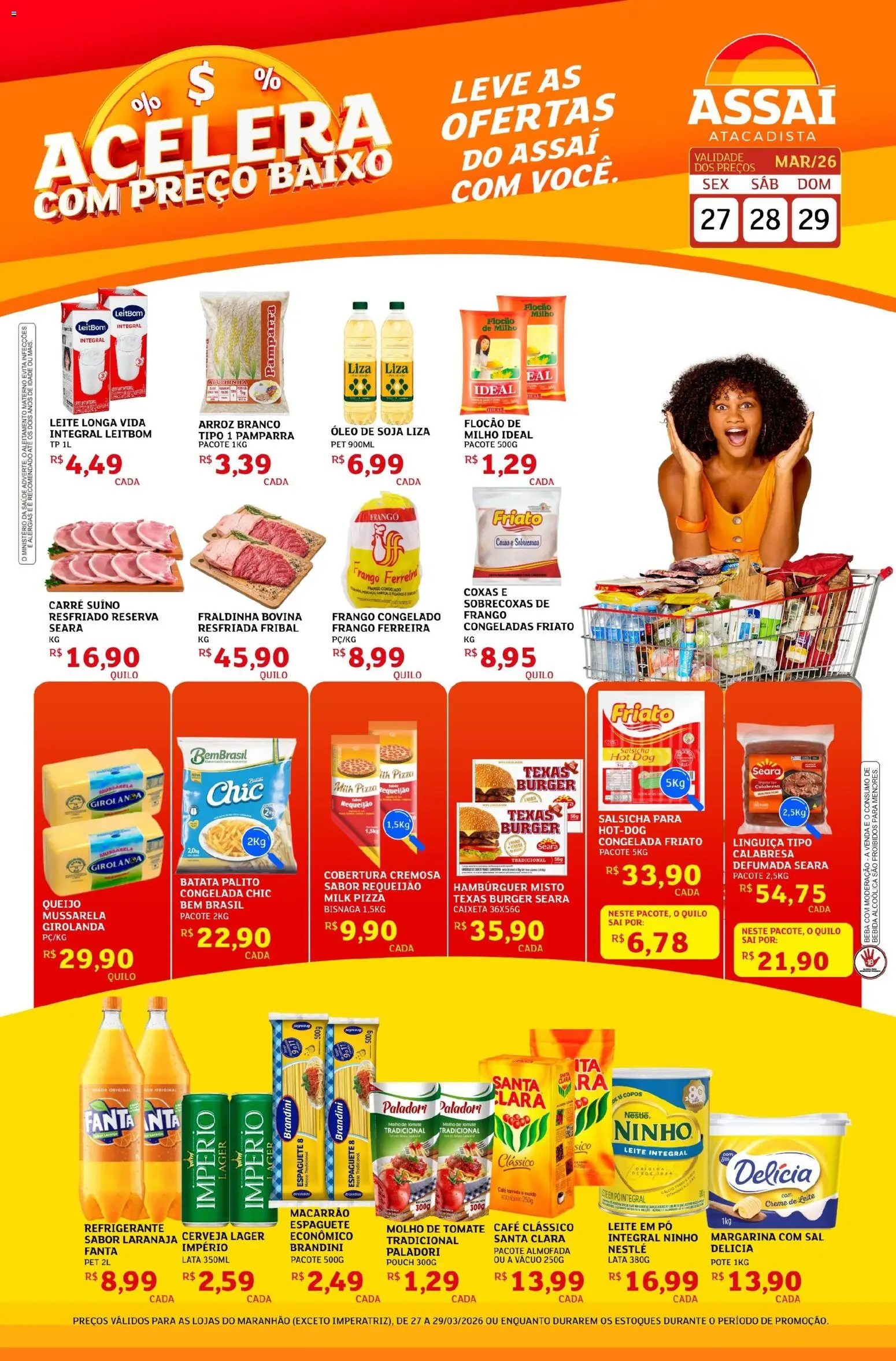 Pré-Visualização do folheto "Assaí Atacadista ofertas - MA" da loja Assaí Atacadista válido a partir de 27/03/2026
