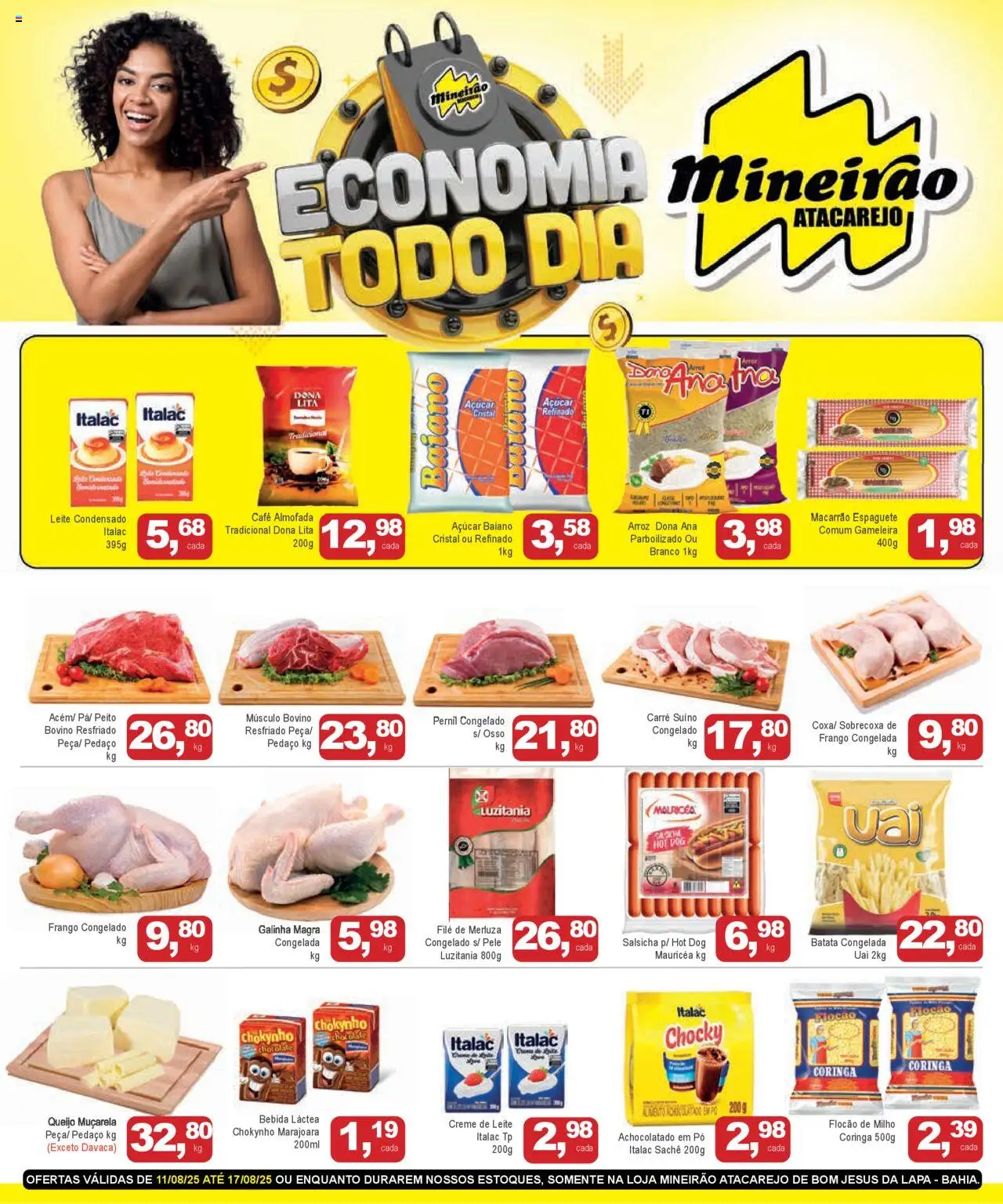 Mineirão Atacarejo folheto "Ofertas da semana" válido a partir de 11/08/2025 - número de página 1
