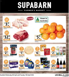 Preview of catalogue Supabarn catalogue from shop Supabarn valid 08/04/2026