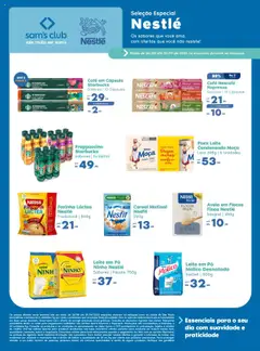 Pré-Visualização do folheto "Ofertas Nestlé" da loja Sam's Club válido a partir de 26/08/2025