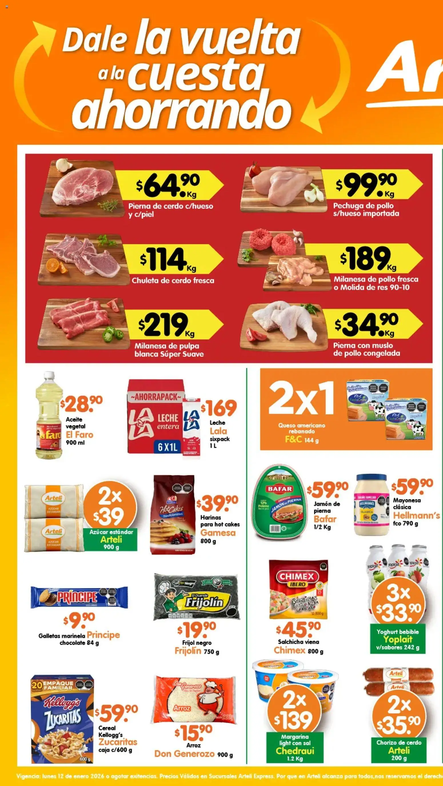 Vista previa las ofertas de la tienda Arteli - Folleto Express desde el 10/01/2026 