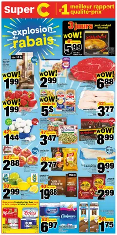 Un aperçu du dépliant Mont-Joli du magasin Super C est valide à partir 26 févr. 2026