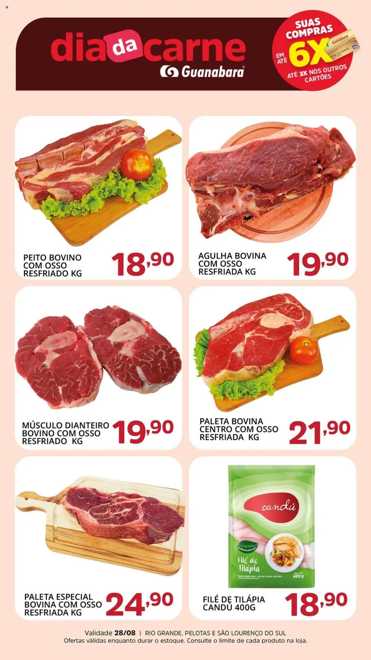 Supermercado Guanabara folheto "Ofertas da semana" válido a partir de 28/08/2025 - número de página 1