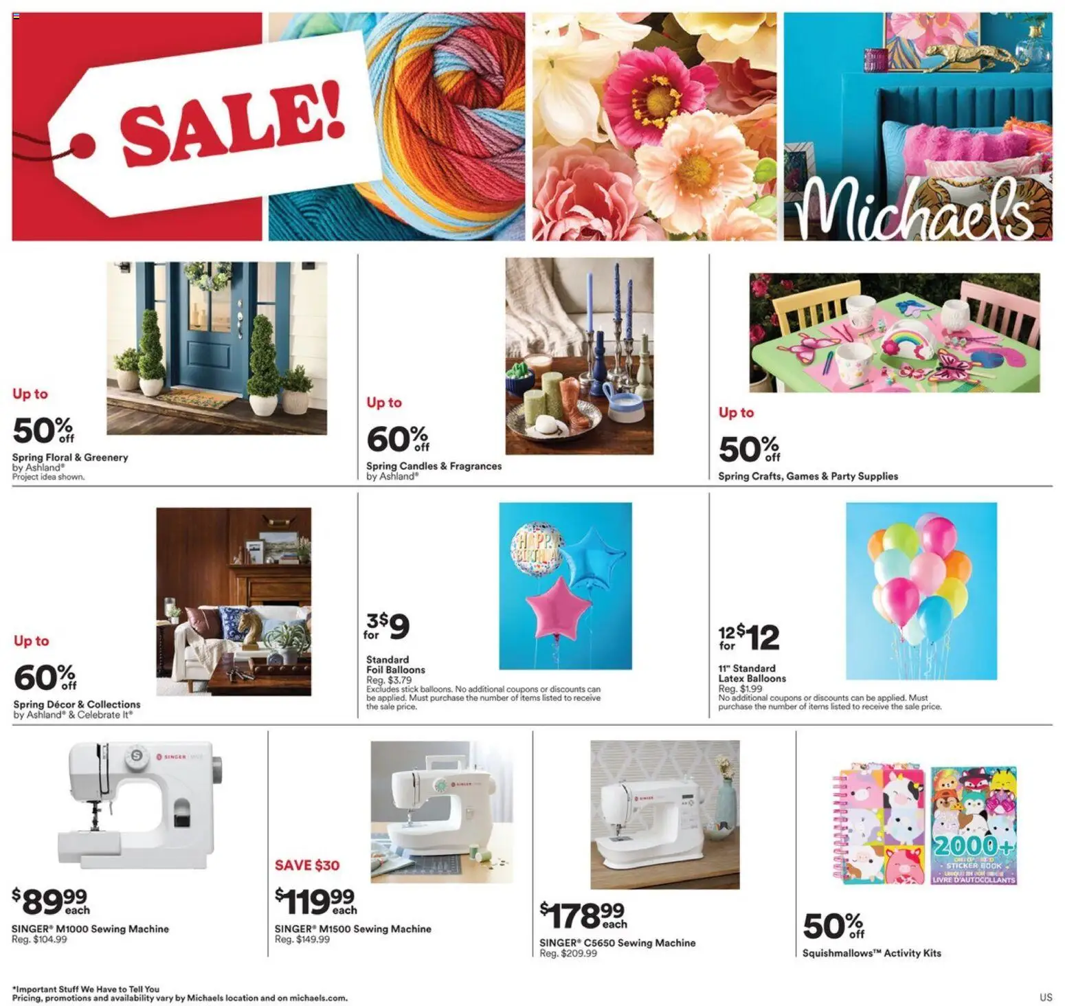 Preview of leaflet Michaels weekly flyer - Alameda from shop Michaels is valid from Apr 05, 2026