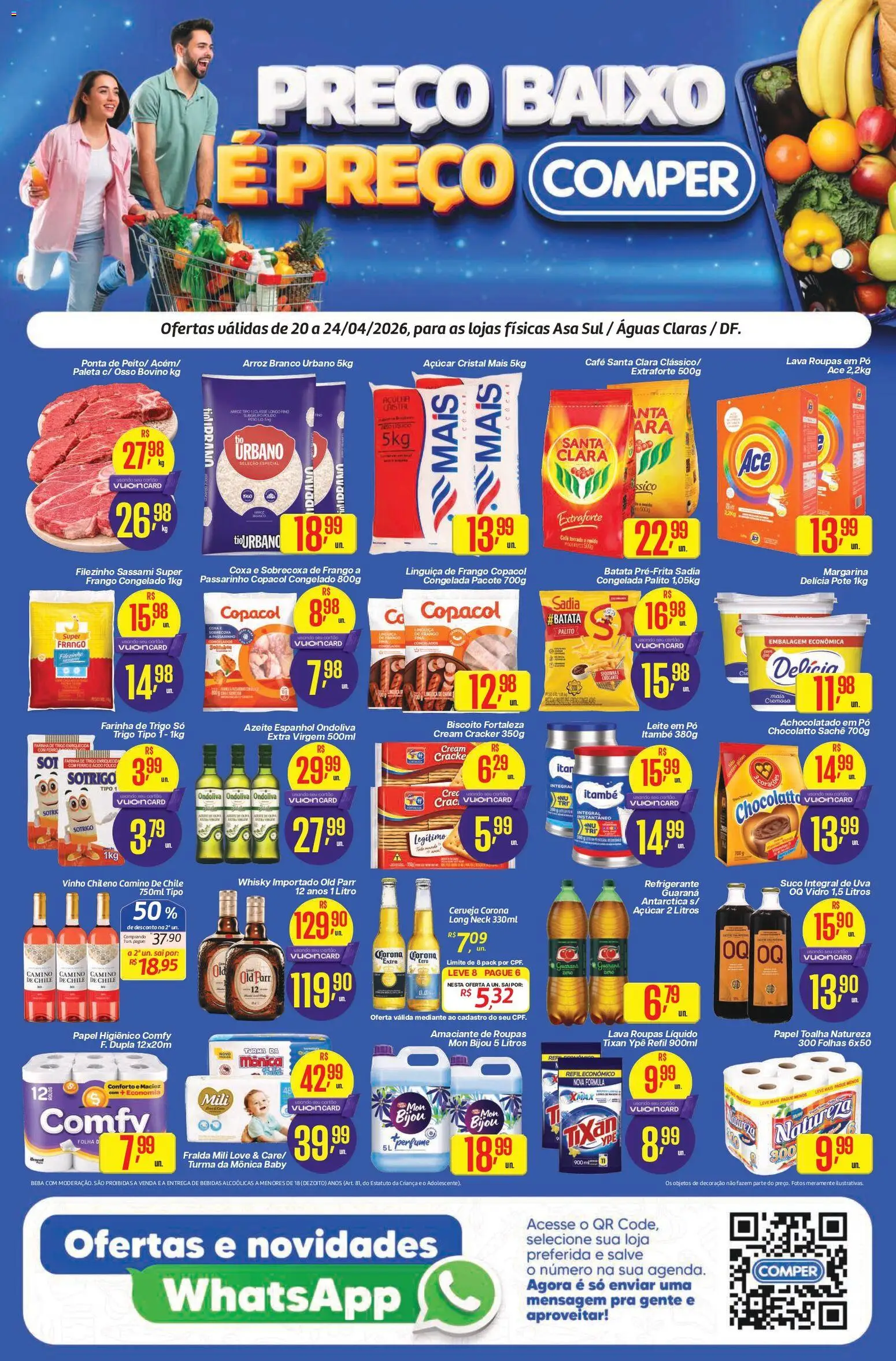 Pré-Visualização do folheto "Comper - Ofertas da semana" da loja Comper válido a partir de 20/04/2026