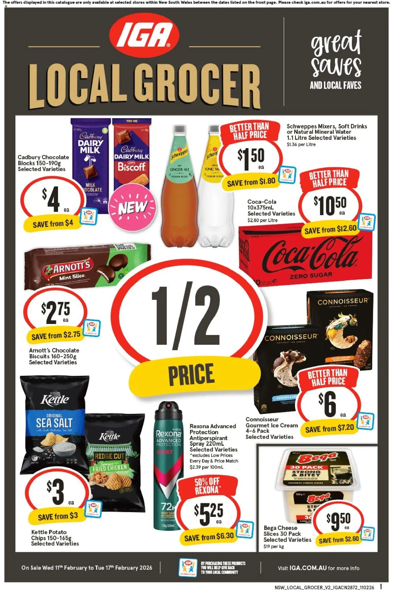 Preview of catalogue Local Grocer NSW from shop IGA valid 11/02/2026