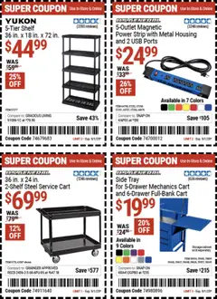 Ad Preview of Harbor Freight Summer Coupons from 08/18/2025