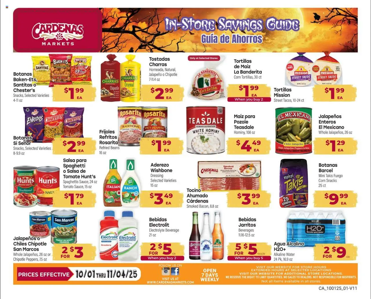 Cardenas Monthly Ad from 10/02/2025 - Flyer - Page number 1