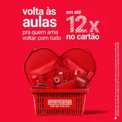 Pré-Visualização do folheto "Ofertas Voltas às Aulas" da loja Lojas Americanas válido a partir de 20/01/2026