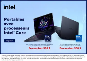 Preview of leaflet Circulaire from shop Canada Computers is valid from Nov 07, 2025