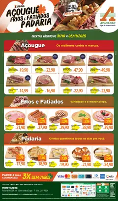 Pré-Visualização do folheto "Ofertas - RO" da loja Atacadão válido a partir de 31/10/2025