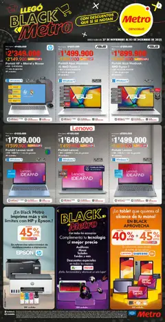  Vista previa del prospecto Black Friday del almacen Metro válida del 27/11/2025 al 03/01/2026 | Página: 7