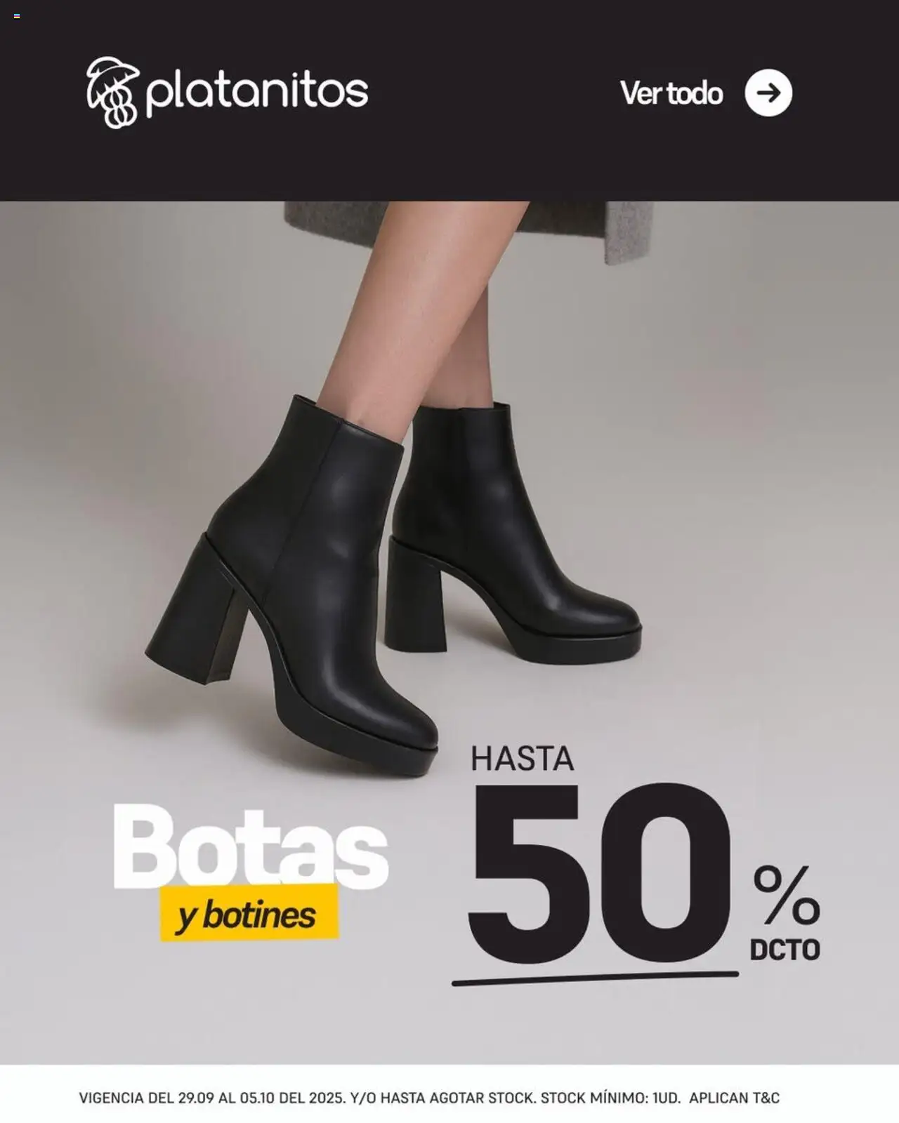 Platanitos Catálogo (29/09/2025 - 05/10/2025) - ofertas de hoy - número de página 1 - Botas